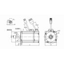 AC Servomotor mit Steuergrät ESP-B2 1000W 4,77NM...